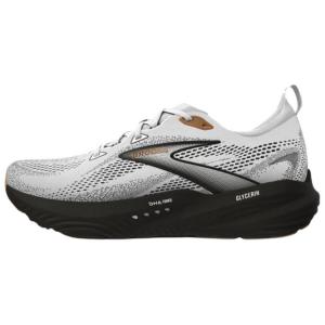 Brooks Кроссовки для бега Glycerin 22 с противоскользящей подошвой, износостойкие, мужские, белые, серые