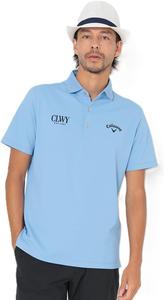 Мужская поло-рубашка Callaway Cool Festa с коротким рукавом, влагоотводящая, быстросохнущая, с защитой от УФ-излучения, для гольфа, C26134100, синий