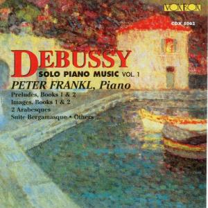CD диск Debussy / Frankl: Solo Piano Music 1