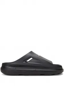 Шлепанцы с нашивкой-логотипом POLO RALPH LAUREN, черный