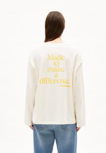 Топ ARMEDANGELS FIETAA DIFFERENCE, Undyed/Off-White