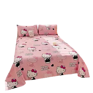 Стильная простыня на резинке all season all Sanrio, Heart Kt