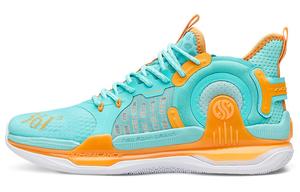 Баскетбольные кроссовки AG 1 Basketball Shoes Men Mid-Top Blue/Orange 361°