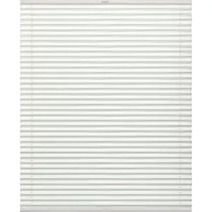 Жалюзи-плиссе Indeko «простые», светозащитные, с отверстием, натяжные, на заказ, цвет sand + weiß