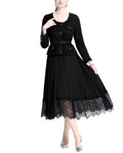 Платье миди VINCENT Vincent, черный