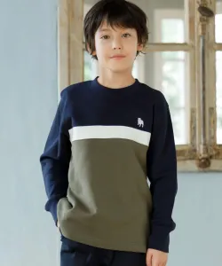 Толстовка с вышивкой в виде быка J.Press, цвет Navy 2[275]