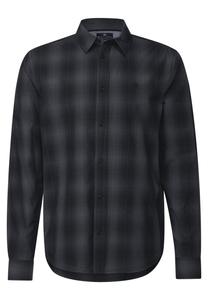 Рубашка на пуговицах классического кроя Street One MEN, Grey/Dark grey
