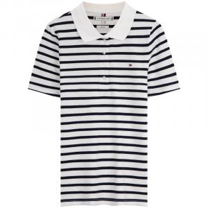 Поло в полоску Tommy Hilfiger, белый темно-синий stripes 0bf