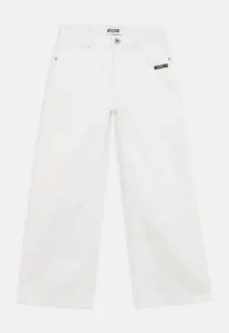 Джинсы свободного кроя Moschino, Bianco Ottico