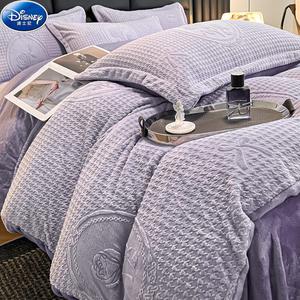 Disney Комплект постельного белья 1.8м, 4 предмета: пододеяльник 200x230 см, простыня, 2 наволочки, цвет цзинчжунхуа-цзы, класс А