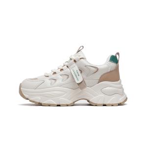 Низкие массивные кроссовки женские CARDANRO, Beige Apricot