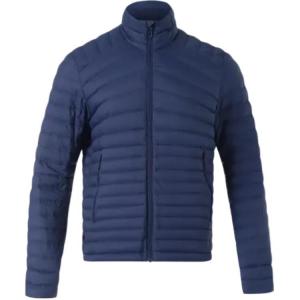 Куртка пуховая trek 100 мужская gray DECATHLON, синий