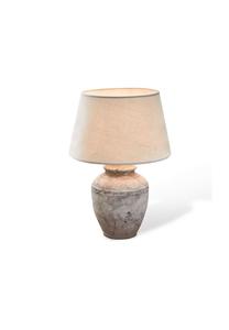 Настольная лампа Mosnay бежевый/антик серый Loberon, бежевый/античный серый