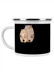 Помолвочная кружка с надписью черного цвета Mr. & Mrs. Panda