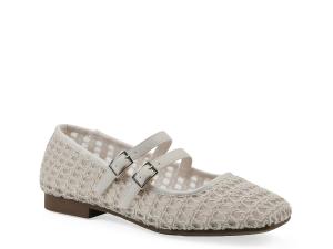 Балетки Cliffs by White Mountain Besnik Mary Jane Flat, Ecru Fabric