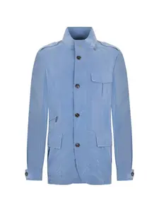 Пиджак Porto на пуговицах Moorer, синий