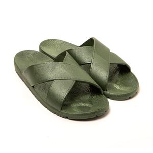 Мужские сандалии Brasileras милитари зеленого цвета с резиновой подошвой