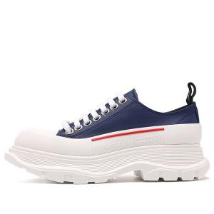 Кроссовки tread slick sneakers 'navy white red' Alexander Mcqueen, синий
