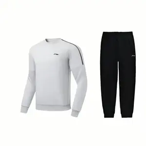 LiNing Casual Sportswear Unisex Li-Ning, clothing sets (белый top+черный bottom)