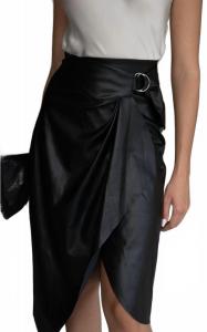 Черная юбка с перекрестным бантом на боку Venti6