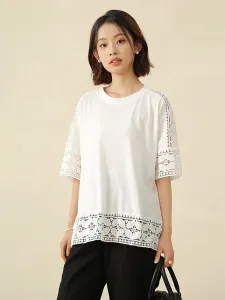 Кружевной топ Doux Belle, цвет White