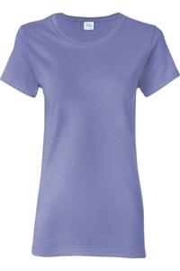 Женская футболка Gildan Heavy Cotton, фиолетовый
