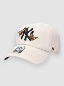 Бейсболка 47Brand MLB NY Yankees Icon Alt '47 Clean Up Cap, bone