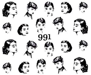 Водные наклейки для ногтей - №991, Raisin