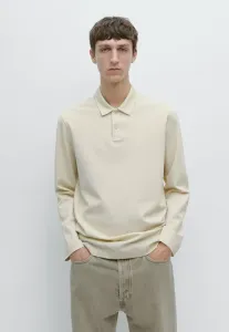 Мерсеризованная рубашка поло 00705196 Massimo Dutti, Beige