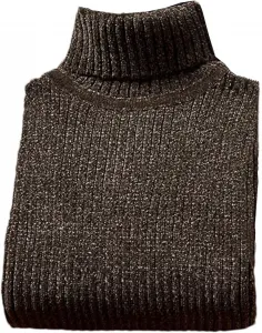 Зимний теплый свитер мужской водолазка slim soft fleece pullover