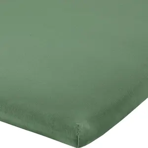 Простыня Topper Fitted Sheet Freising" olive green 120x200 cm - 130x220 cm" Erwin Müller