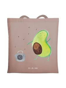 Сумка-шоппер Танцы без лозунга из авокадо, пастельно-коричневого цвета Mr. & Mrs. Panda