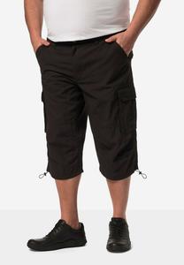 Шорты Men Plus RIPSTOP TEILELASTISCHER BUND, Black