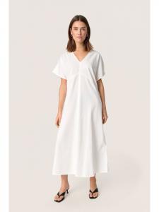 Платье SLBamone, прямого кроя, цвета Broken White Soaked in Luxury