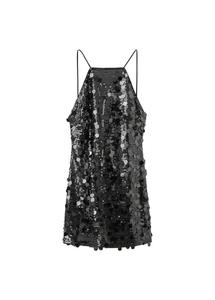 Платье MANGO TEEN, черный