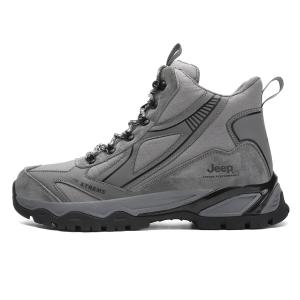 Jeep Высокие уличные кроссовки мужские серые, цвет Gray
