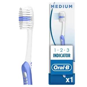 Зубная щетка Oral B 123 Индикатор 35 Средняя Oral-B