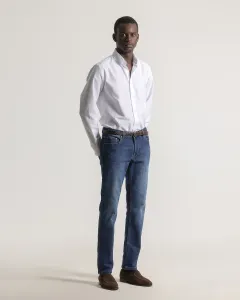 Мужские джинсы слим-фит индиго PuroEgo, индиго