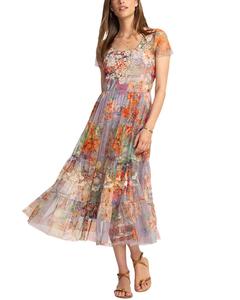 Платье Джонни из сериала «Астерия» Johnny Was, розовый