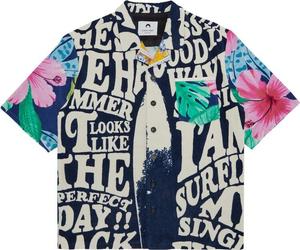 Рубашка Marine Serre Regenerated Jersey Jacquard Towels Bowling 'Multicolor', разноцветный