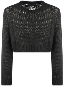 Джемпер открытой вязки Comme des Garçons Homme Plus, черный