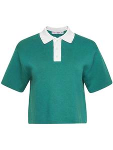 Укороченная рубашка поло JW Anderson, зеленый