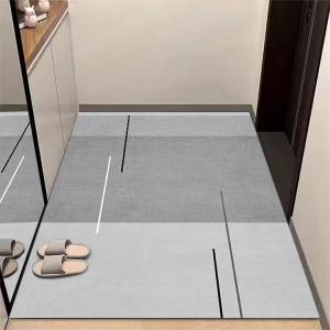 Budis Ковер 54х120 см для входной двери, в китайском стиле, впитывающий, нескользящий, для ванной комнаты