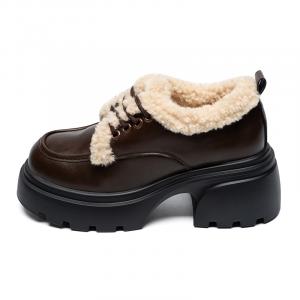 ZHR Коричневые женские туфли-лодочки, цвет Brown