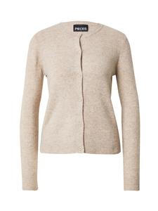Вязаный кардиган PIECES, пятнистый серый