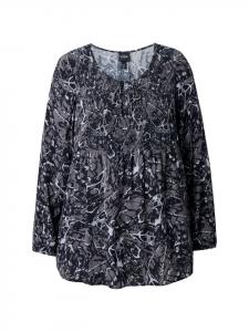 Блузка графитово-серого цвета Ulla Popken