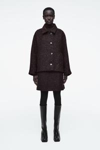 Мини-юбка из смеси, содержащей шерсть COS x CHRIS PERANI, разноцветный