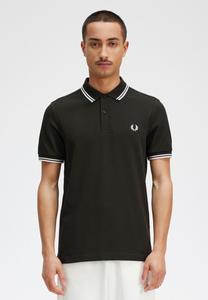 Рубашка-поло Fred Perry, темно-зеленая