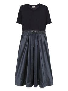 Платье миди со вставками Herno, синий