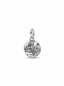 Подвеска-медальон Бесконечность Змеи Pandora, серебро 925 пробы